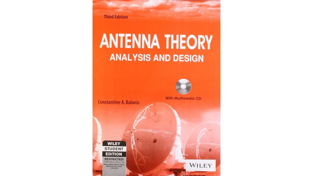"Antenna Theory: Analysis and Design" by Constantine A Book Cover