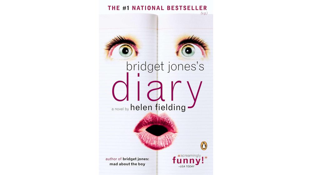 "Bridget Jones's Diary" by Helen Fielding Book Cover