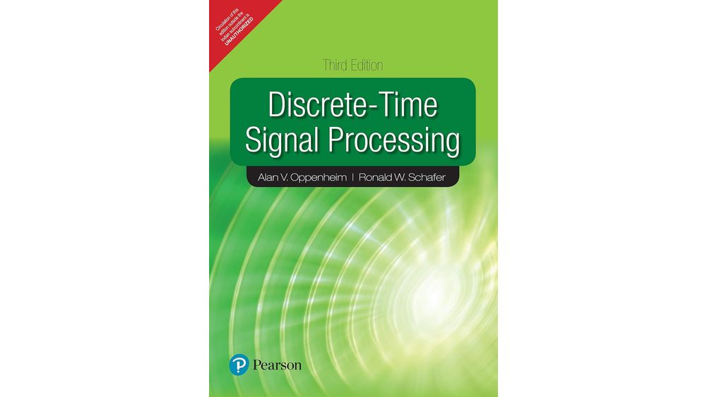"Discrete-Time Signal Processing" by Alan Oppenheim Book Cover