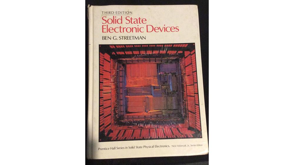 "Solid State Electronic Devices" by Ben Streetman and Sanjay Kumar Banerjee Book Cover