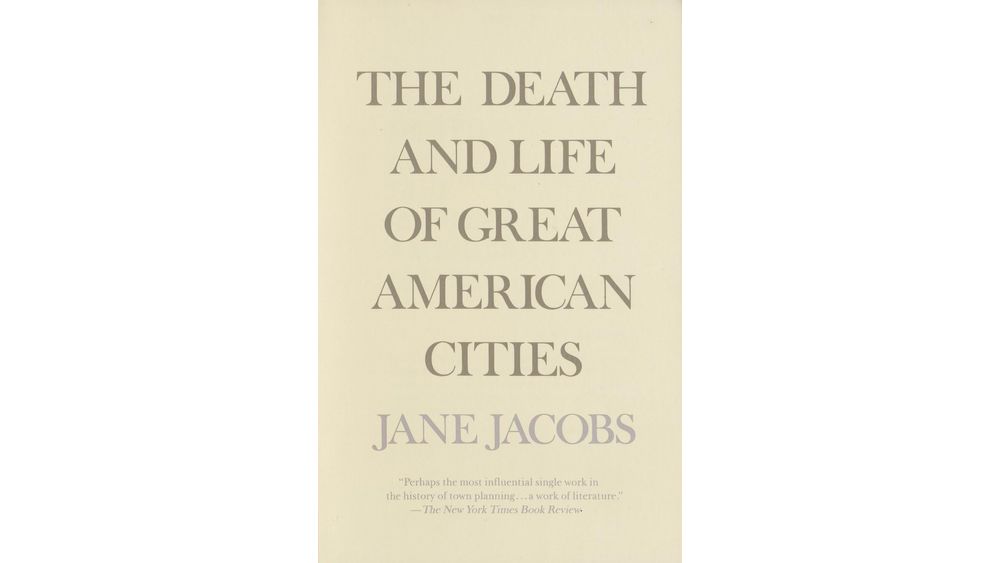 "The Death and Life of Great American Cities" by Jane Jacobs Book Cover