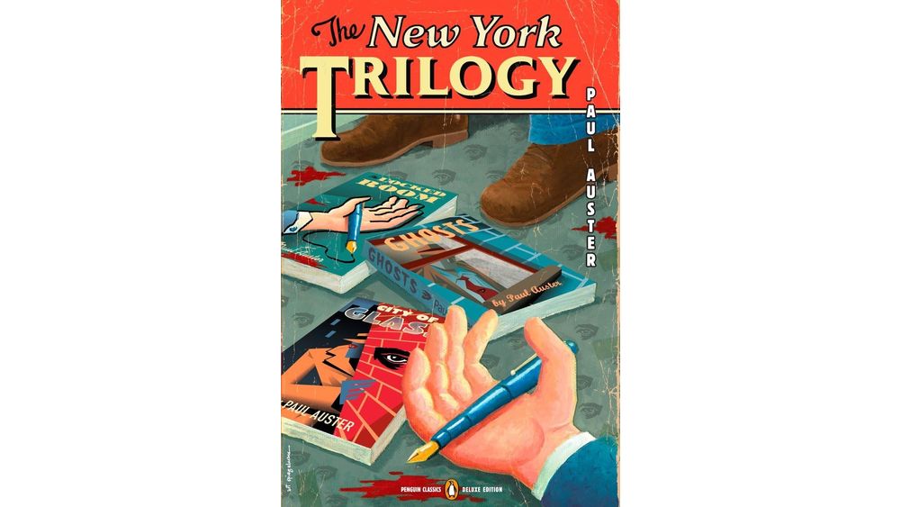 "The New York Trilogy" by Paul Auster Book Cover