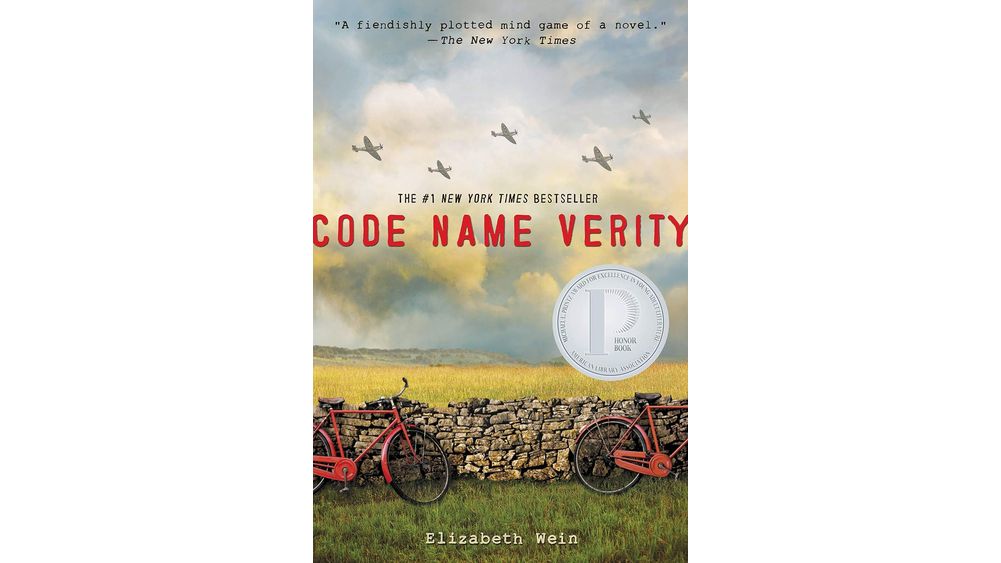 "Code Name Verity" by ELIZABETH WEIN Book Cover