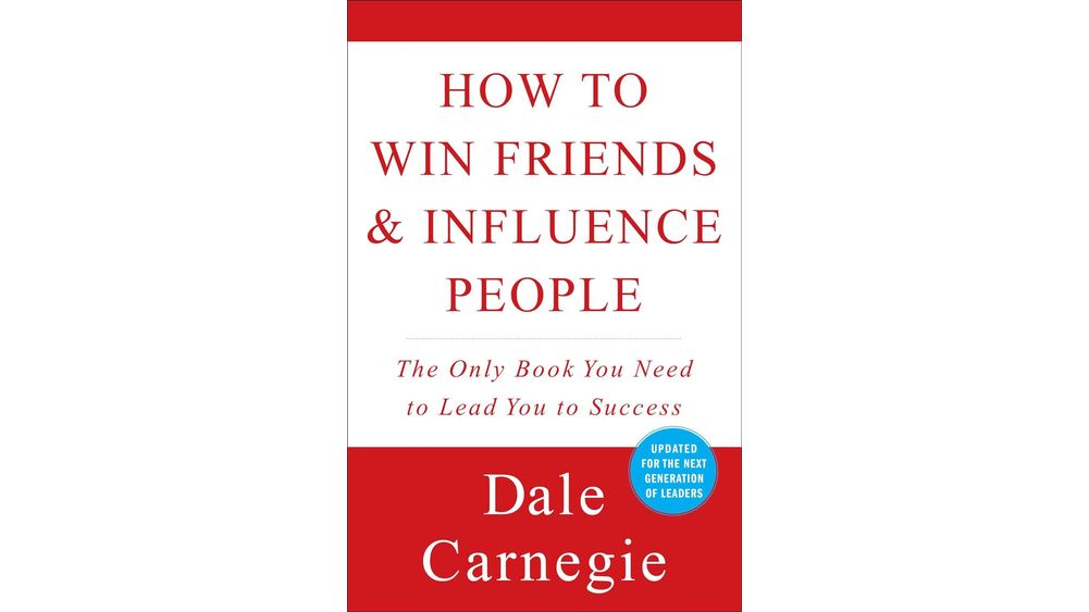 "How to Win Friends and Influence People" by Dale Carnegie Book Cover