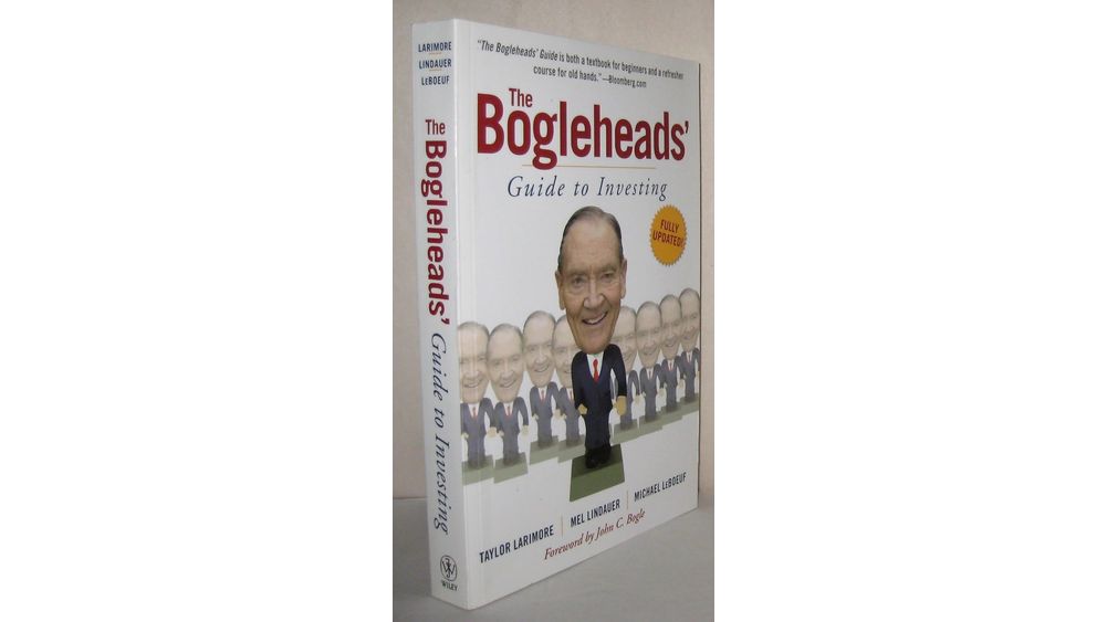 "The Bogleheads' Guide to Investing" by Taylor Larimore, Mel Lindauer, and Michael LeBoeuf Book Cover