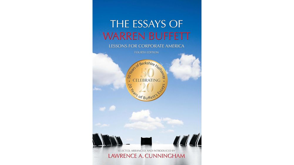 "The Essays of Warren Buffett" by Lawrence A Book Cover