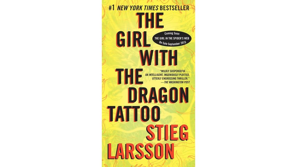"The Girl With The Dragon Tattoo" by Stieg Larsson Book Cover