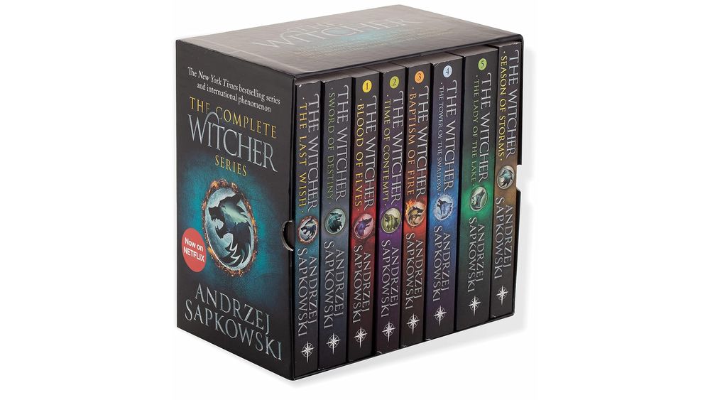 "The Witcher" by Andrzej Sapkowski Book Cover