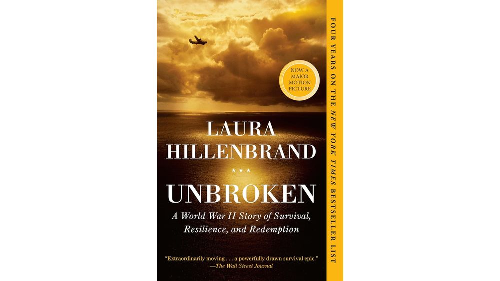 "Unbroken" by LAURA HILLENBRAND Book Cover